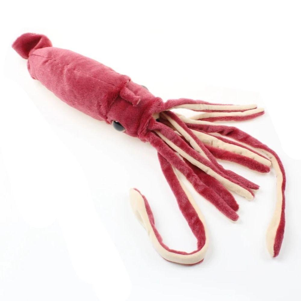 Фаршированные животные Кальмары Плюшевые игрушки Морские животные Кальмары Фаршированные игрушки Хэллоуин Праздник вино красного